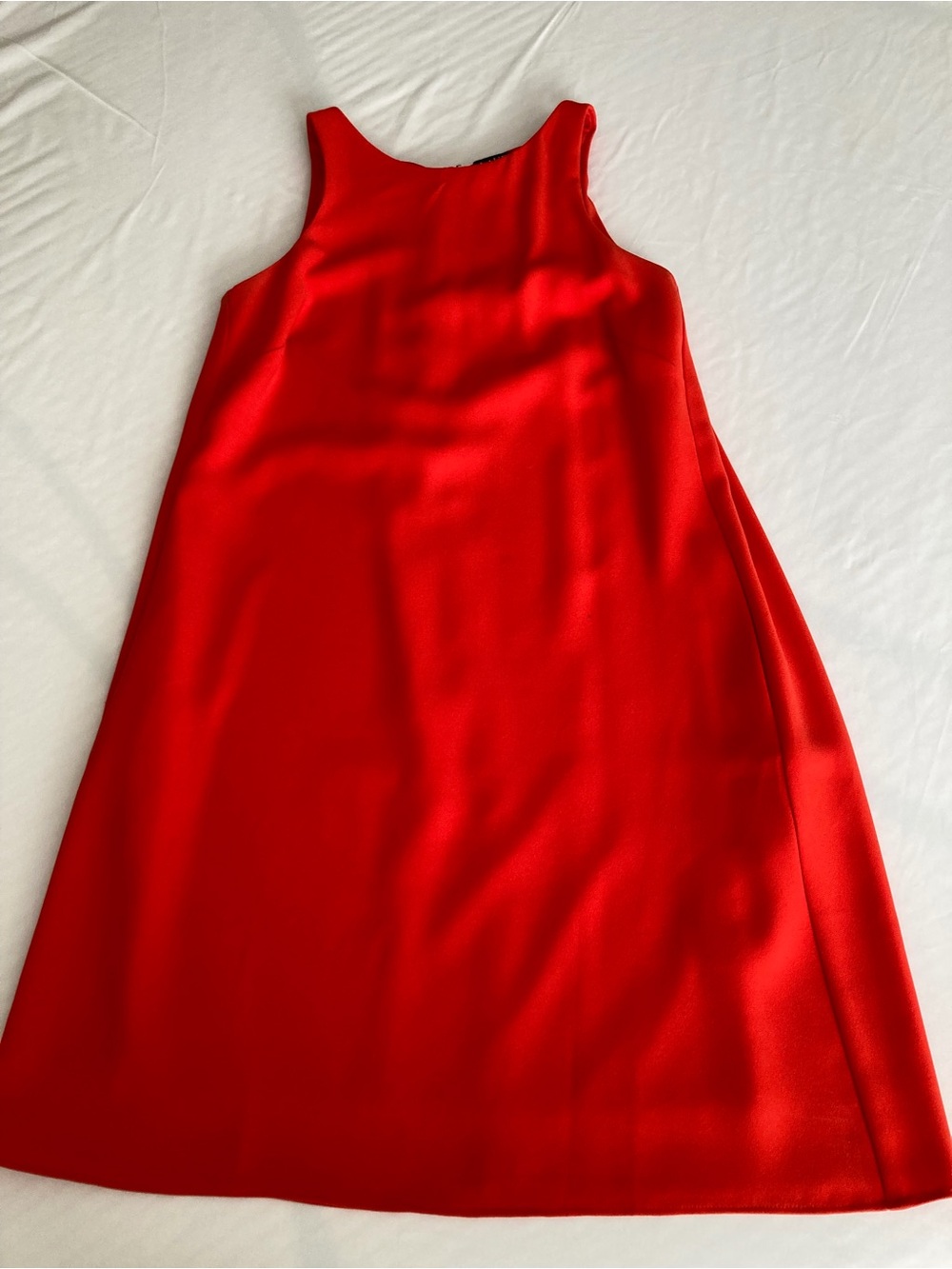 Lauren Ralph Lauren Vermilion Sleeveless A-Line Dress